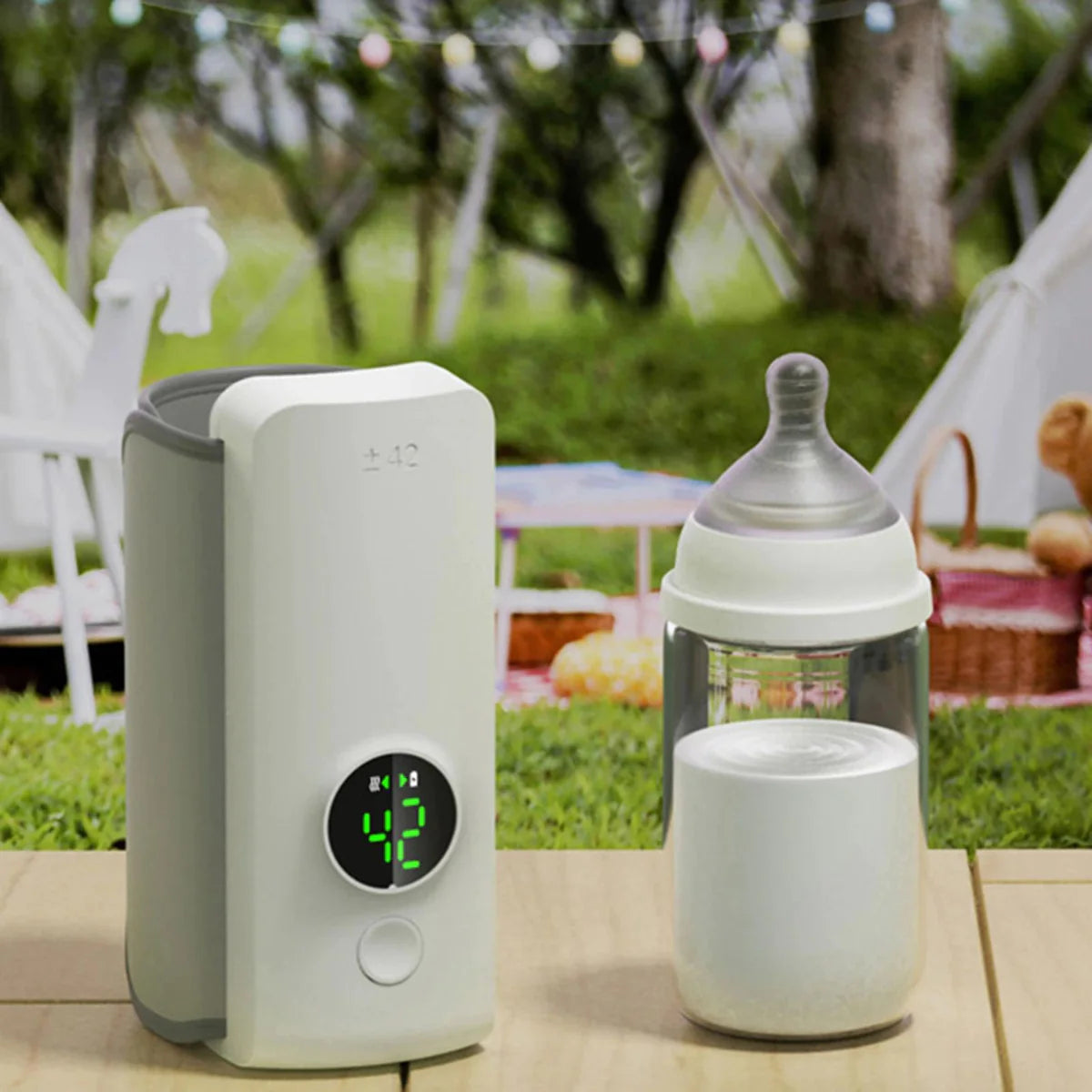 Wireless Rechargeable Baby Bottle Warmer